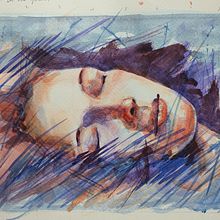 My project in Artistic Portrait with Watercolors course. Fine Arts, Painting, Watercolor Painting, and Portrait Drawing project by emilenecoventry - 08.20.2021