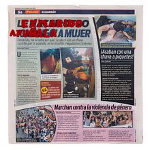 Bordado sobre periódico . % Diane tarafından hazırlanan Nakış projesi - 08.20.2021