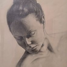 My project in Realistic Portrait with Graphite Pencil course. Traditional illustration, Fine Arts, Sketching, Pencil Drawing, Drawing, Portrait Drawing, Realistic Drawing, Artistic Drawing, and Figure Drawing project by Alfredo Notaro - 08.20.2021