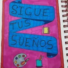 Sigue tus sueños. Un projet de Lettering, Conception d'affiches , et Lettering manuel de Fatima Romero - 20.08.2021