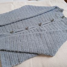 Mi Proyecto del curso:  Top-down: prendas a crochet de una sola pieza. Fashion Design, Fiber Arts, DIY, Crochet, and Textile Design project by Elena Rodríguez Fajardo - 08.20.2021