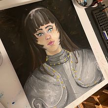 My project in Expressive Oil Portraiture: Explore the Alla Prima Technique course. Fine Arts, Painting, and Oil Painting project by ryokokleiger - 08.21.2021