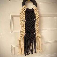 My project in Design and Creation of Macramé Handbags course. Design, Design de acessórios, Artesanato, Costura, Tecido, e Macramê projeto de babybluepowder - 20.08.2021