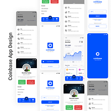 Coinbase App Redesign. Design, Mobile Design, App Design, Accessor, Design, and UX / UI project by Nischhal Subba - 07.23.2021