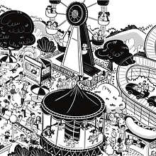 Meu projeto do curso: Ilustração estilo Search and Find no Procreate. Traditional illustration, Digital Illustration, and Sketchbook project by Gabriela Emmerich - 08.19.2021