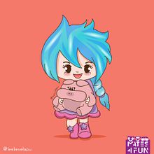 Mi Proyecto del curso: Diseño de personajes estilo kawaii para Mates 4 Fun! . Ilustrație tradițională, Design de caractere, Ilustrație vectorială și Manga de Leslie Johana Velandia Pulido - 08.21.2021