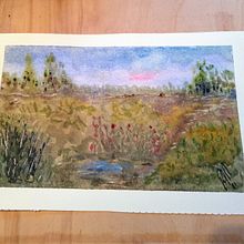 Paisaje: Practica húmedo sobre húmedo y húmedo sobre seco. Un progetto di Pittura ad acquerello di Roberto Justo Robiolo - 21.08.2021