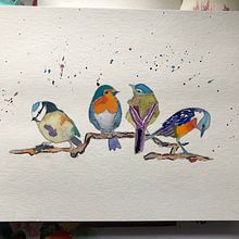 My project . Un progetto di Illustrazione tradizionale, Pittura ad acquerello, Disegno realistico e Illustrazione naturalistica di dannyboy2021 - 22.08.2021