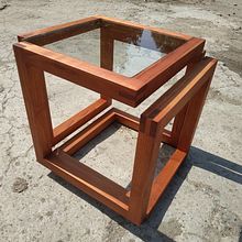 Infinity Cube Sidetable. Un proyecto de Diseño y creación de muebles					 de Bogdan Cherichka - 22.08.2021