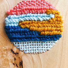 Woven Circle . Fiber Arts, Woodworking, Embroider, Arts, and Crafts project by Sara Pastrana (Flourishing Fibers) - 08.22.2021