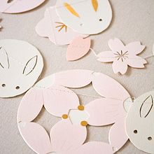 Frühling in Japan – Girlandenserie Ein Projekt aus dem Bereich Design, Kartonmodellbau, H und werk von Noe Arata - 23.08.2021