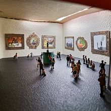 diorama exhibition of minifigures.  project by ell.wittke - 08.23.2021