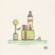 Trip to Öland. Projekt z dziedziny Trad, c i jna ilustracja użytkownika Pablo Romero - 23.08.2021