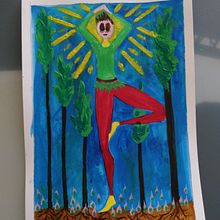 Mi Proyecto del curso: Ilustración con acrílico: crea universos mágicos. Traditional illustration, Painting, Creativit, Acr, and lic Painting project by Gaia Renace - 08.23.2021
