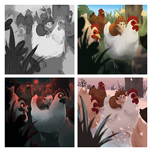 My project in Color Theory: How to Apply It to Your Images course. Digital Illustration, Concept Art, Digital Painting, and Color Theor project by ellenormererid - 08.23.2021