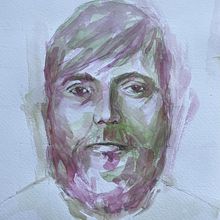 My project in Artistic Portrait with Watercolors course. Un proyecto de Bellas Artes, Pintura, Pintura a la acuarela y Dibujo de Retrato de a.k.soe - 23.08.2021