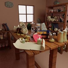 Mi Proyecto del curso: Modelado cartoon de bodegones con Maya. Un progetto di 3D, Modellazione 3D e Progettazione 3D di Paula Molano - 21.08.2021