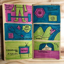 Meu projeto do curso: Diário ilustrado: prática diária e consciente . Arte plastice, Schițe, Creativitate, Desen și Caiet de schițe de Melissa Paes - 08.22.2021