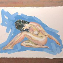 My project in The Human Figure in Watercolor course. Ilustração tradicional, Artes plásticas, Pintura, Pintura em aquarela, Desenho realista, e Desenho anatômico projeto de footscrayvic - 24.08.2021