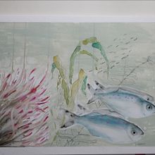 Mi Proyecto del curso: Ilustración de universos marinos en acuarela. Traditional illustration, Watercolor Painting, Naturalistic Illustration, and Painting project by Maricarmen Garcia Saav - 08.24.2021
