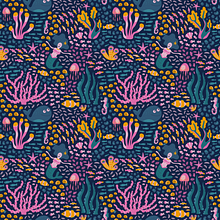 Mein Kursprojekt: Muster mit Vektorillustration von Grund auf . Un progetto di Design, Illustrazione tradizionale, Pattern design e Stampa di Sandra Lang - 24.08.2021