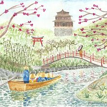 Passeio tranquilo . % Fabiana Tomaim de Oliveira tarafından hazırlanan Geleneksel illüstras, on, Çizim, Sulubo, Ve a Resim projesi - 08.19.2021