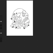 Mi Proyecto del curso: Tatuaje para principiantes. Un proyecto de Diseño de tatuajes de Kimberly Laynez - 24.08.2021