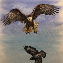 survival. Watercolor Painting, Fine Arts, and Naturalistic Illustration project by John Keselyak - 08.25.2021