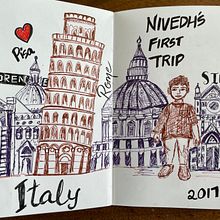 My project in Artistic Watercolor Sketching: Dare to Express Your Ideas course. Traditional illustration, Sketching, Creativit, Drawing, Watercolor Painting, and Sketchbook project by Sindhura Indukuri - 08.21.2021