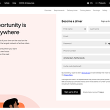 Uber.com Drive content migration. Een project van SEO,  Contentmarketing y Webdesign van Dimitri Prosvirin - 25.08.2021