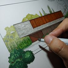Meu projeto do curso: Ilustração arquitetônica: humanize o desenho de um espaço. Un proyecto de Diseño, Arquitectura, Paisajismo e Ilustración arquitectónica de Marcelo Marttins - 25.08.2021