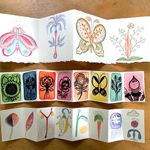 Accordion Books and Collage Explorations. Design, Traditional illustration, Fine Arts, Painting, Creativit, Creating with Kids, and Sketchbook project by Aijung - 08.25.2021
