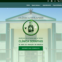 Site Clínica Seraphis. Programming, and Design project by Yuri Galli - 01.01.2021
