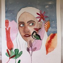 Mi projecto . Un progetto di Illustrazione tradizionale, Belle arti, Pittura, Disegno, Pittura ad acquerello, Disegno di ritratti e Disegno artistico di dannyboy2021 - 25.08.2021