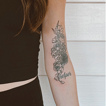 Tattoo designs. Design, Traditional illustration, Tattoo Design, and Botanical Illustration project by Alli Koch - 08.25.2021