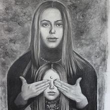 Mi Proyecto del curso: Retrato artístico al carboncillo: creando atmósferas. Traditional illustration, Fine Arts, Drawing, Portrait Drawing, Realistic Drawing, and Artistic Drawing project by Saúl Domínguez Del Carmen - 08.25.2021