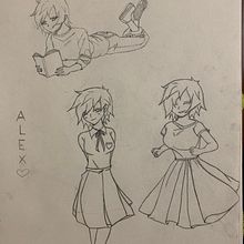 Mi Proyecto del curso: Creación de personajes manga. Traditional illustration, Character Design, Comic, and Manga project by joselevelasquez - 08.24.2021