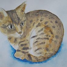 Mi Proyecto del curso: Técnicas experimentales de acuarela para principiantes . Traditional illustration, Fine Arts, Watercolor Painting, and Naturalistic Illustration project by Laura Inga - 08.25.2021