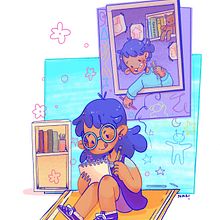 Mi Proyecto del curso: Ilustración digital con influencia manga. Projekt z dziedziny Trad, c, jna ilustracja, Komiks, Ilustracja c, frowa, Stor, telling, Narracja i Manga użytkownika Nina Chaves - 25.08.2021