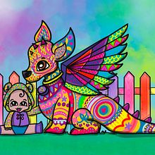 Franco & Dragón. Mi Proyecto del curso: Creación de personajes para cuentos infantiles con Procreate. Traditional illustration, Character Design, Digital Illustration, Children's Illustration, and Digital Drawing project by Nela A. Lamicq - 08.26.2021