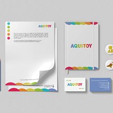 Aquitoy - libros infantiles . Design project by María Fernanda Gamboa - 08.26.2021