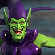 Green Goblin . Un proyecto de Modelado 3D, Diseño de personajes 3D y Diseño 3D de Cristóbal Nieto-Sandoval Sánchez - 26.08.2021