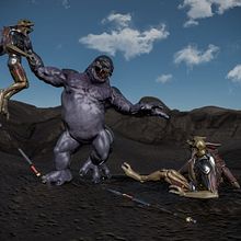 Integración de personajes en conflicto. Un proyecto de Modelado 3D, Diseño de personajes 3D y Diseño 3D de Cristóbal Nieto-Sandoval Sánchez - 26.08.2021