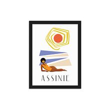 Mid-century Poster Beach Ivory Coast. Traditional illustration project by Paul Ledron - 08.27.2021