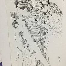 Hay que partir . Un proyecto de Ilustración tradicional de Marcelo Hernández - 04.03.2021
