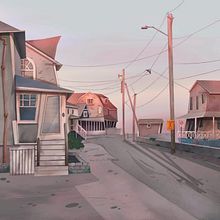 The Beach. Een project van Traditionele illustratie van Jean Ellis - 27.08.2021