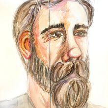 My project in  Watercolor Portrait Sketchbook course . % Lauren Quiroga tarafından hazırlanan Tablo, Suluboya Resim, Portre Çizimi, Ve Eskiz defteri projesi - 08.27.2021