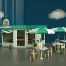 Mi Proyecto del curso: Creación de composiciones 3D en Cinema 4D. Un proyecto de 3D, Ilustración digital, Modelado 3D y Diseño 3D de Leslie Morales Subirana - 27.08.2021