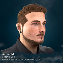Mi Proyecto del curso: Creación de pelo 3D con XGen de Maya . 3D, 3D Modeling, 3D Character Design, and 3D Design project by Arnau Mir - 08.27.2021