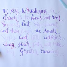 Mi Proyecto del curso: Caligrafía itálica con brush pen. Un progetto di Calligrafia di Ana De la Garza - 27.08.2021